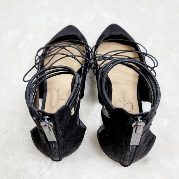 Jessica Simpson Faux Suede Flats Taluna - Picture 4 of 11